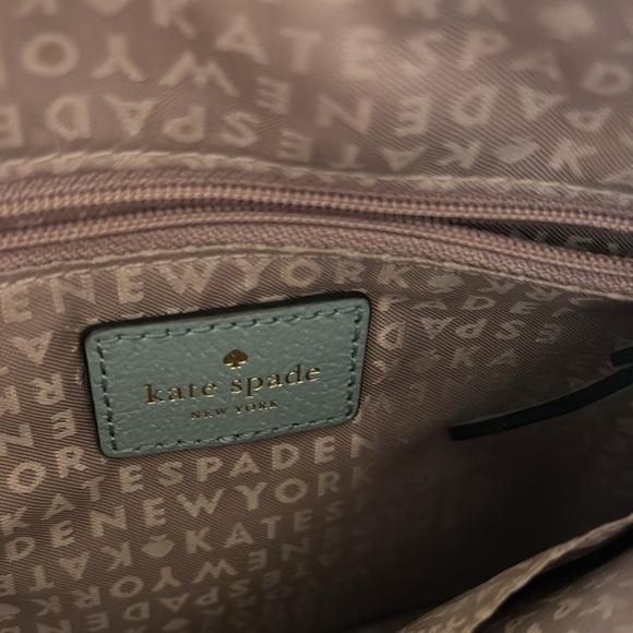 ♠️ ♠️ Kate Spade Rima Grove Street Crossbody File Bag in Lakesedge Blue - Picture 6 of 11